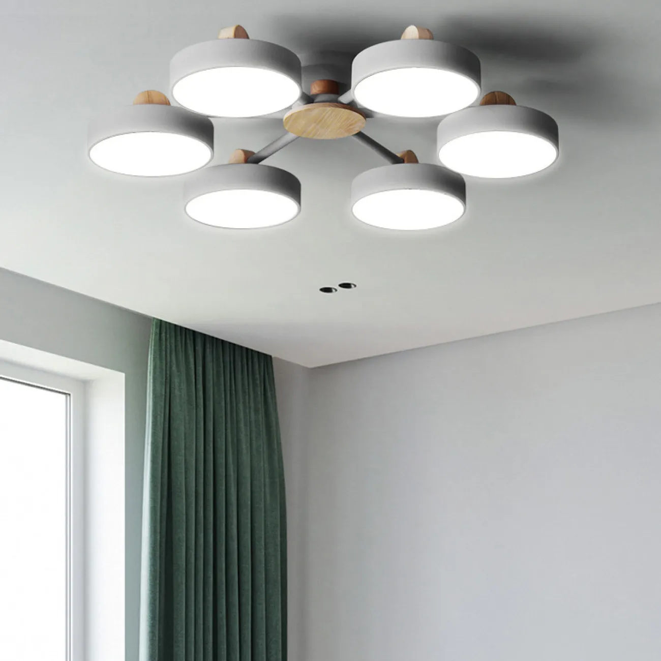 Потолочная люстра MOVE 8 Gray от ImperiumLoft Потолочная люстра MOVE 8 Gray от ImperiumLoft