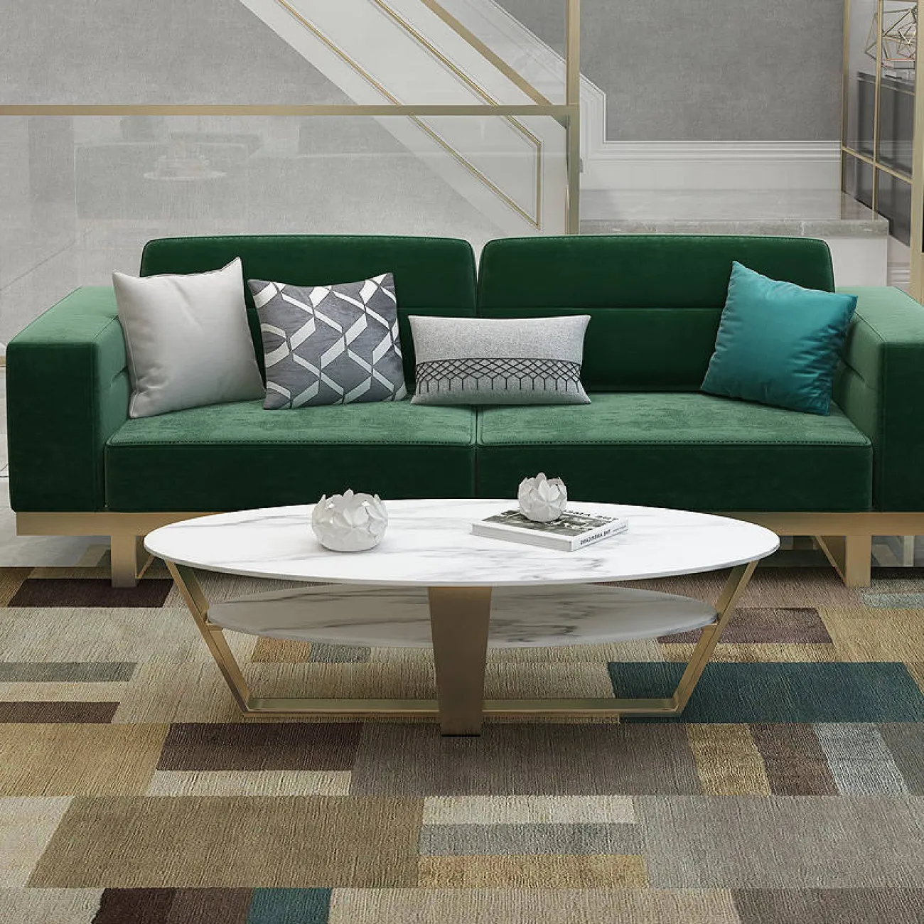 Стильный журнальный столик - LaLume-AP00264