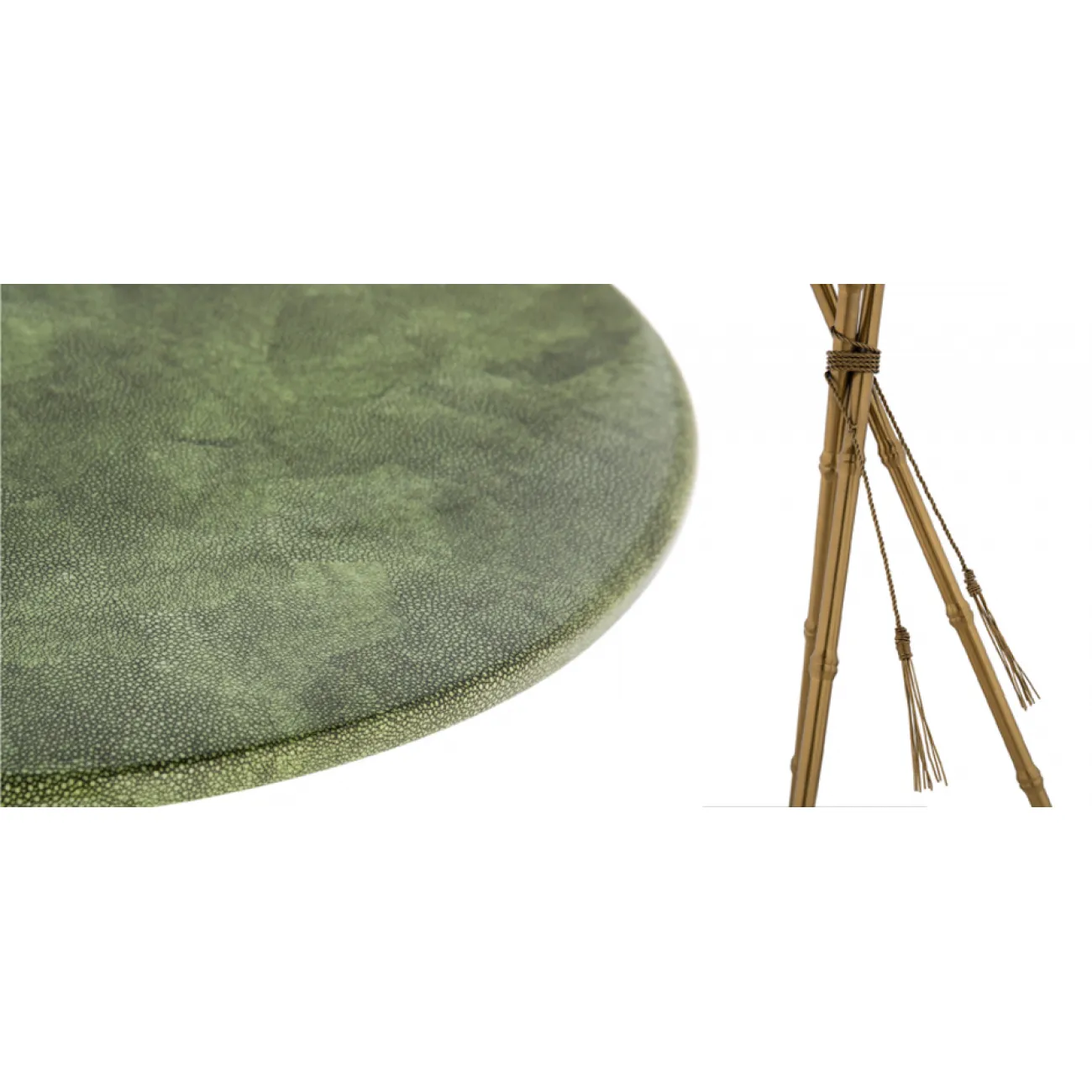 Green Stingray Skin Side Tables от LaLume