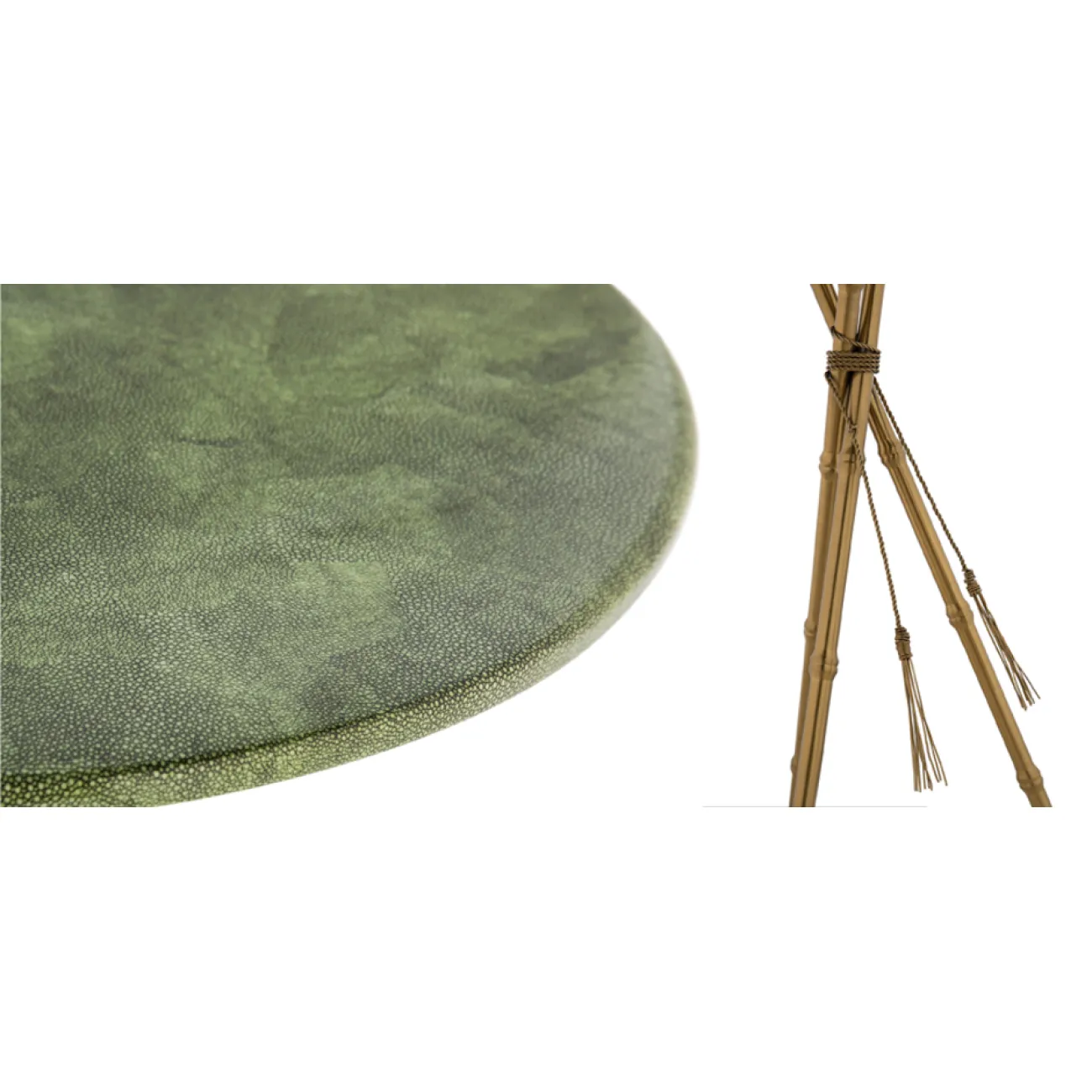 Green Stingray Skin Side Tables от LaLume