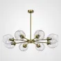 Люстра на штанге MARINE B 8 Gold/Transparent от ImperiumLoft