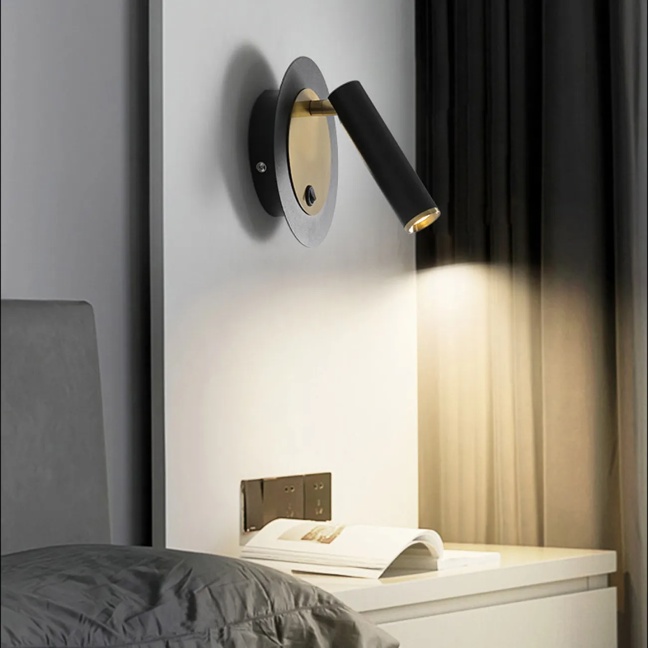 Настенный светильник RAPID WALL Black от ImperiumLoft