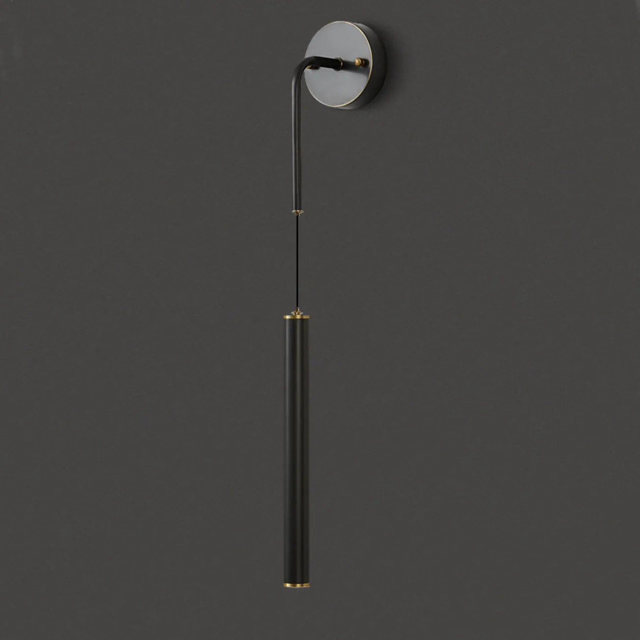 Серия настенных светодиодных светильников с поворотными плафонами вытянутой цилиндрической формы NETTE WALL B Black Серия настенных светодиодных светильников с поворотными плафонами вытянутой цилиндрической формы NETTE WALL B Black