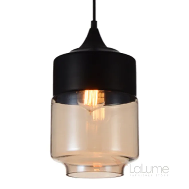 Подвесной светильник Smoke Glass Light Pendant Drum от LaLume