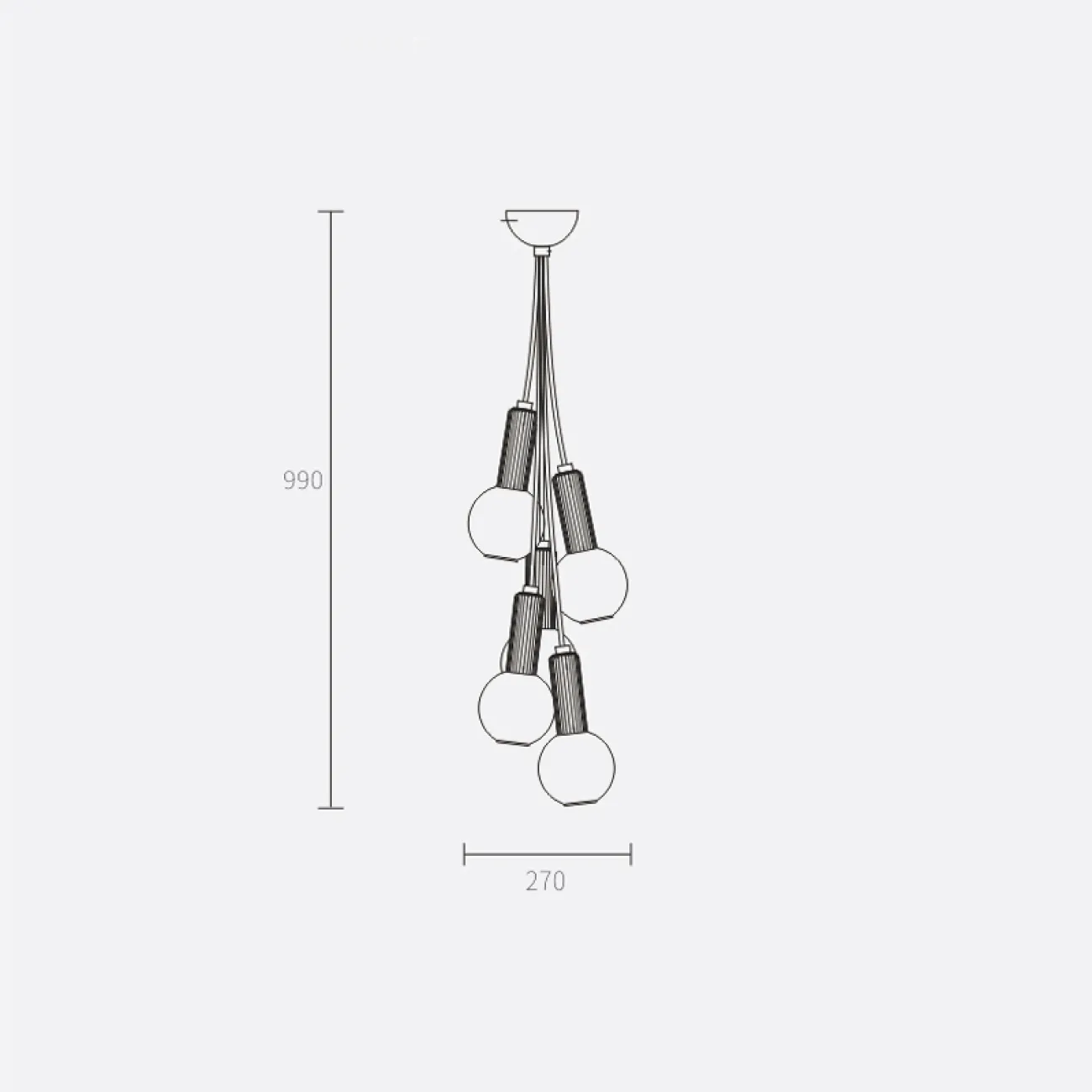 Светильник Sarah Colson Chandelier от ImperiumLoft