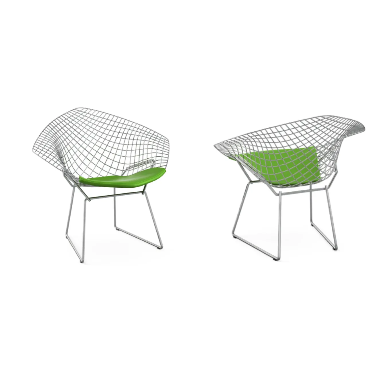 Кресло Bertoia Diamond Chair designed by Harry Bertoia	 in 1952 от LaLume