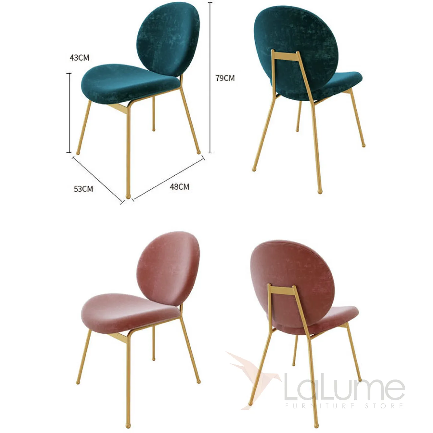 Дизайнерский обеденный стул Lalume