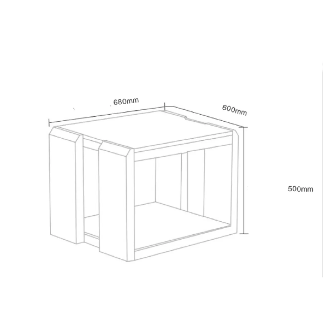 Дизайнерский журнальный столик LaLume-AP00101 Дизайнерский журнальный столик LaLume-AP00101