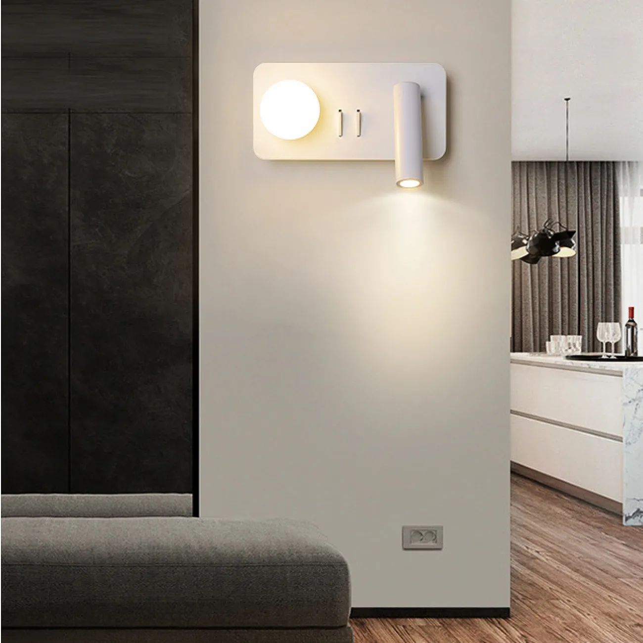 Настенный светильник SNOTRA WALL A Left 3000К от ImperiumLoft