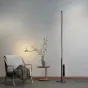 Напольная лампа с прямоугольной LED-панелью на вытянутом трубчатом корпусе с треугольным основанием MAIFRID 4000К