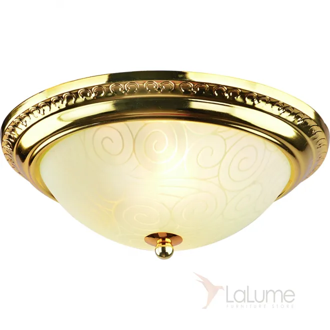 Потолочный светильник Flush Mount Ceiling Light Gold от LaLume
