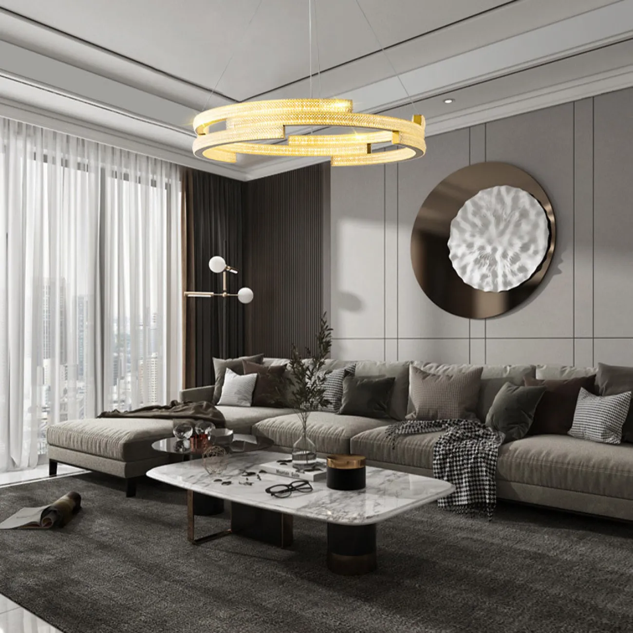 Подвесная люстра BLANCHE D80 от ImperiumLoft
