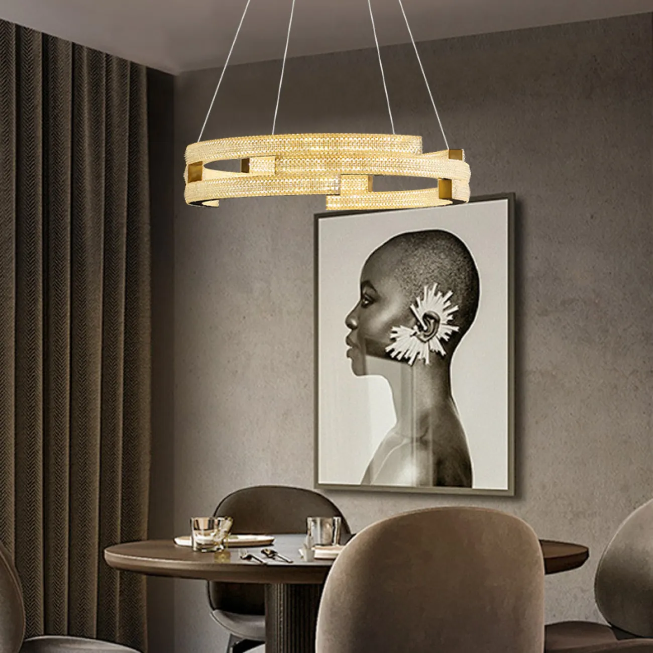 Подвесная люстра BLANCHE D80 от ImperiumLoft