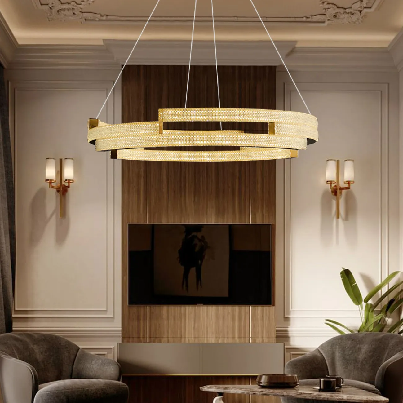 Подвесная люстра BLANCHE D80 от ImperiumLoft