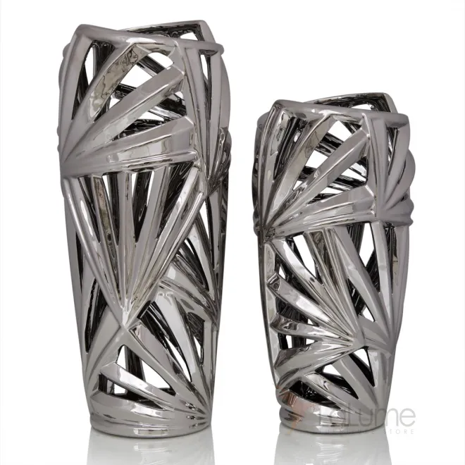 Ваза Palm Leaves Silver от LaLume