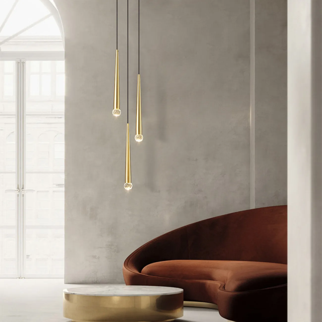 Подвесной светильник MAGRIT LUX H30 Black от ImperiumLoft