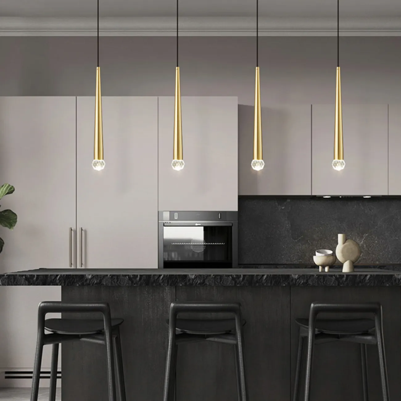 Подвесной светильник MAGRIT LUX H30 Black от ImperiumLoft