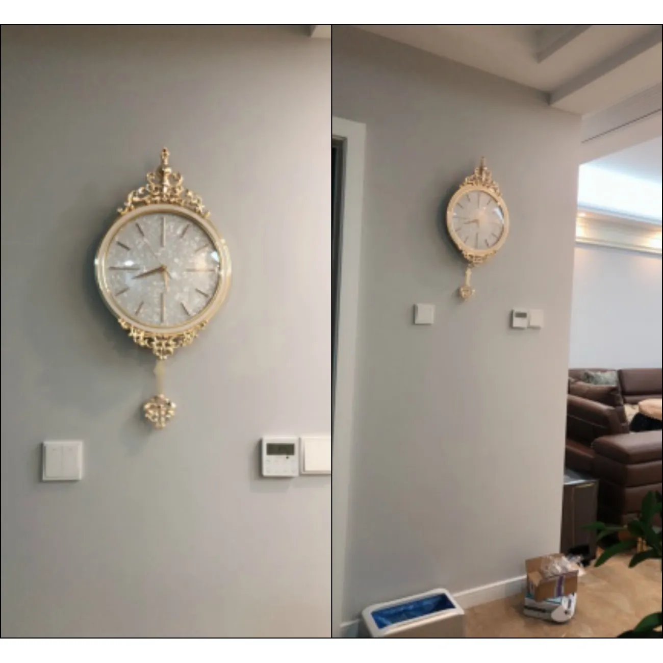 Дизайнерский настенный декор часы LaLume-KKK00351