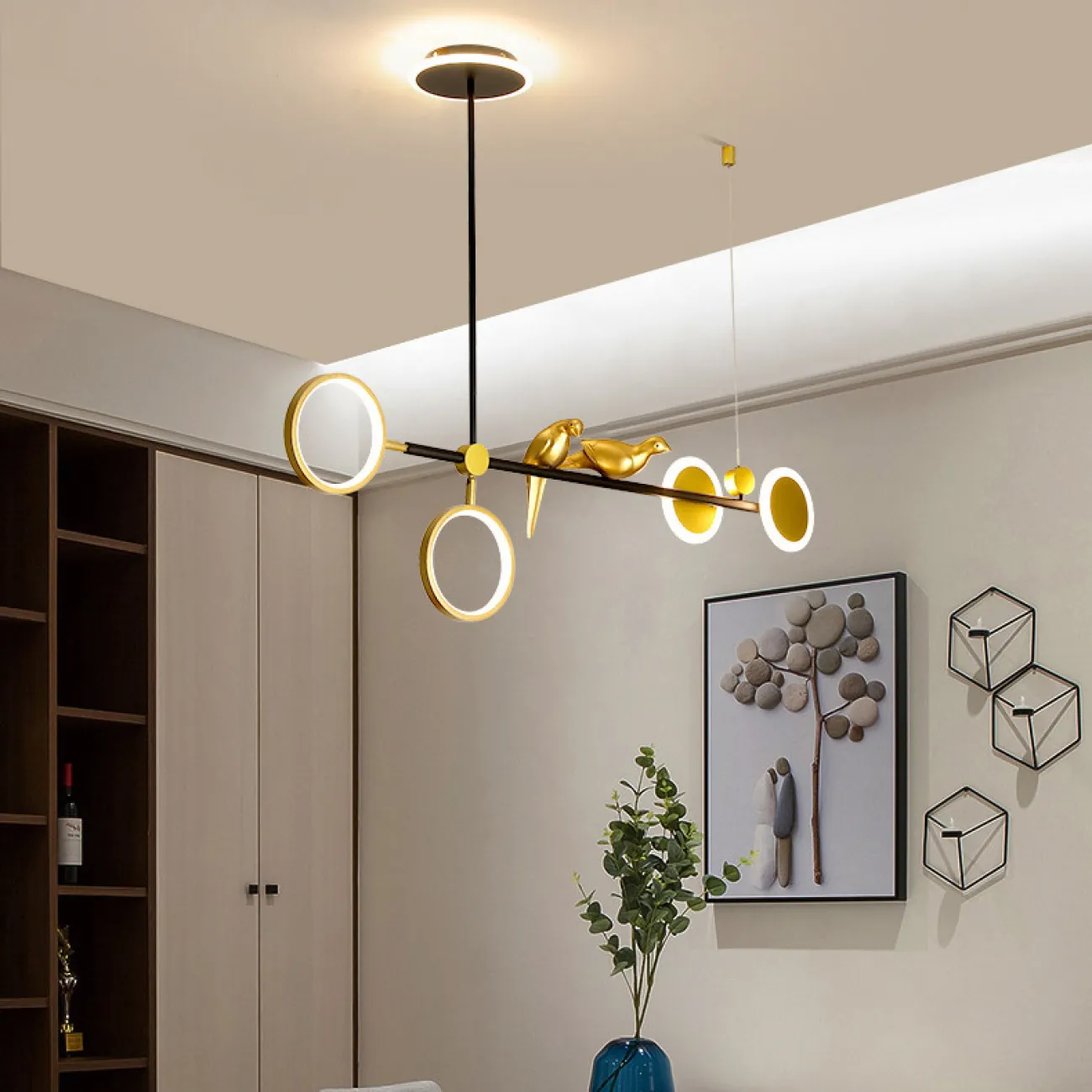Подвесной светильник JUGGLE Gold от ImperiumLoft