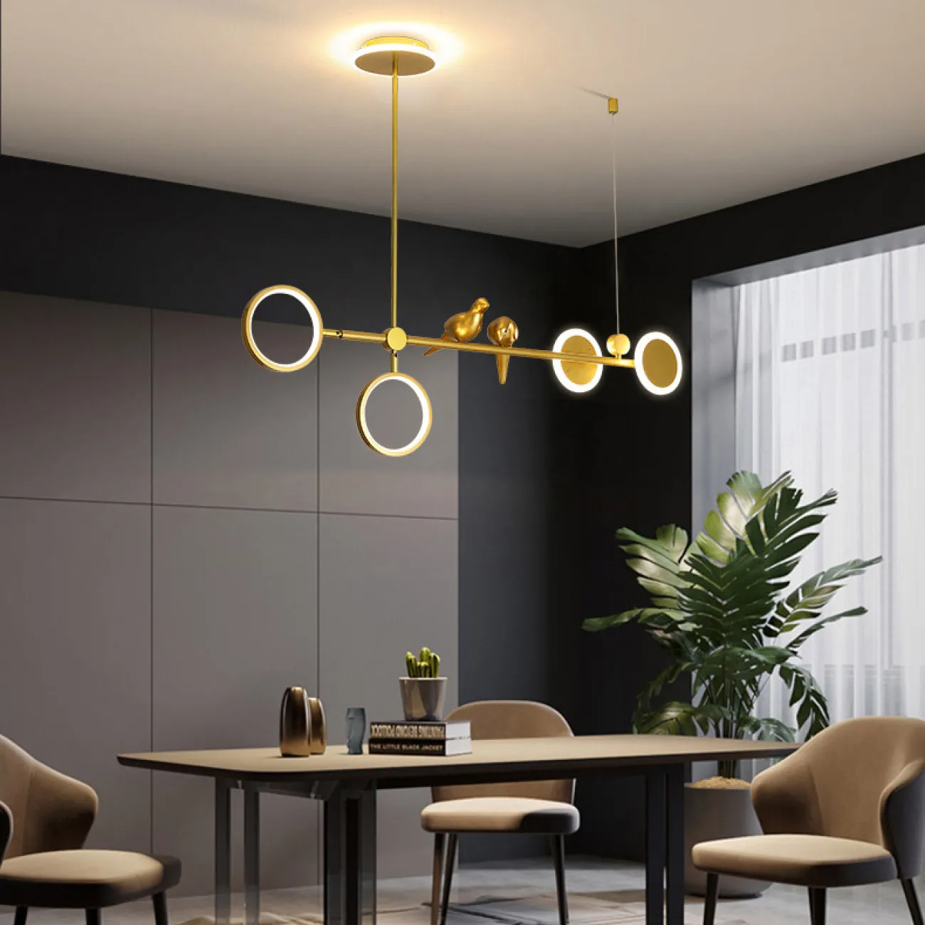 Подвесной светильник JUGGLE Black от ImperiumLoft