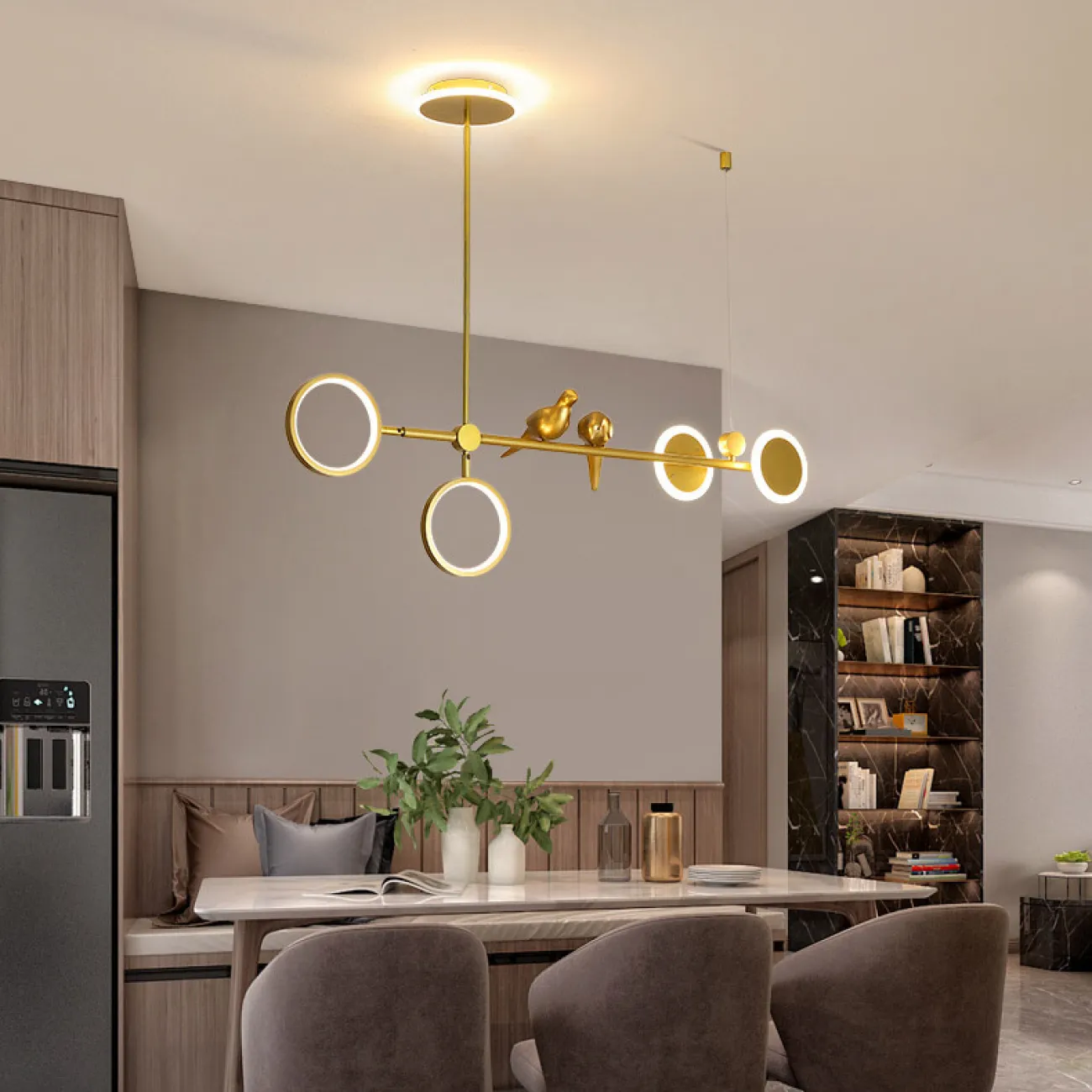 Подвесной светильник JUGGLE Gold от ImperiumLoft