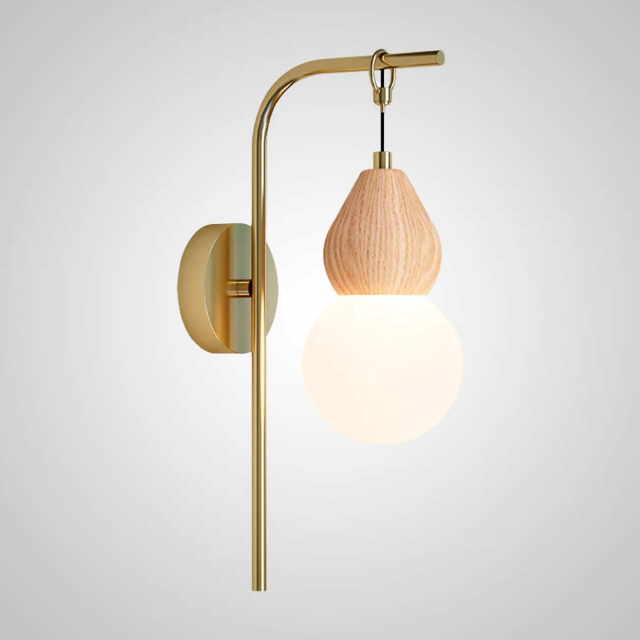 Настенный светильник FABRON WALL Brass от ImperiumLoft