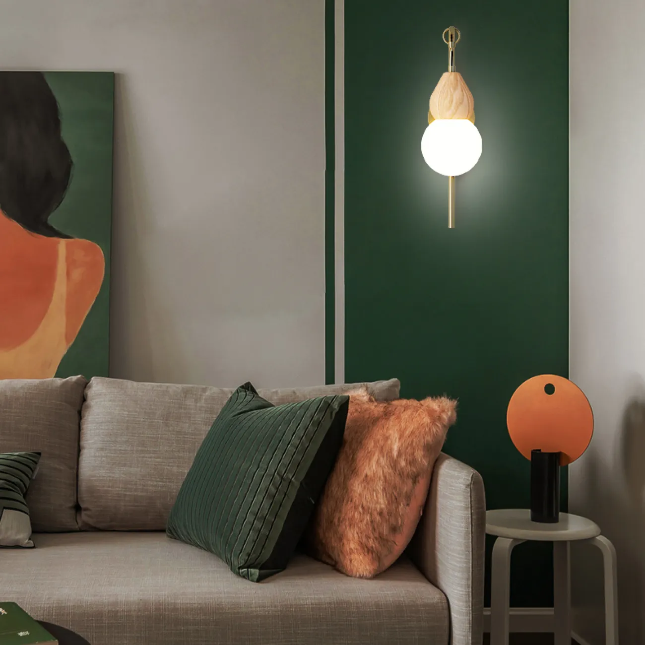 Настенный светильник FABRON WALL Brass от ImperiumLoft