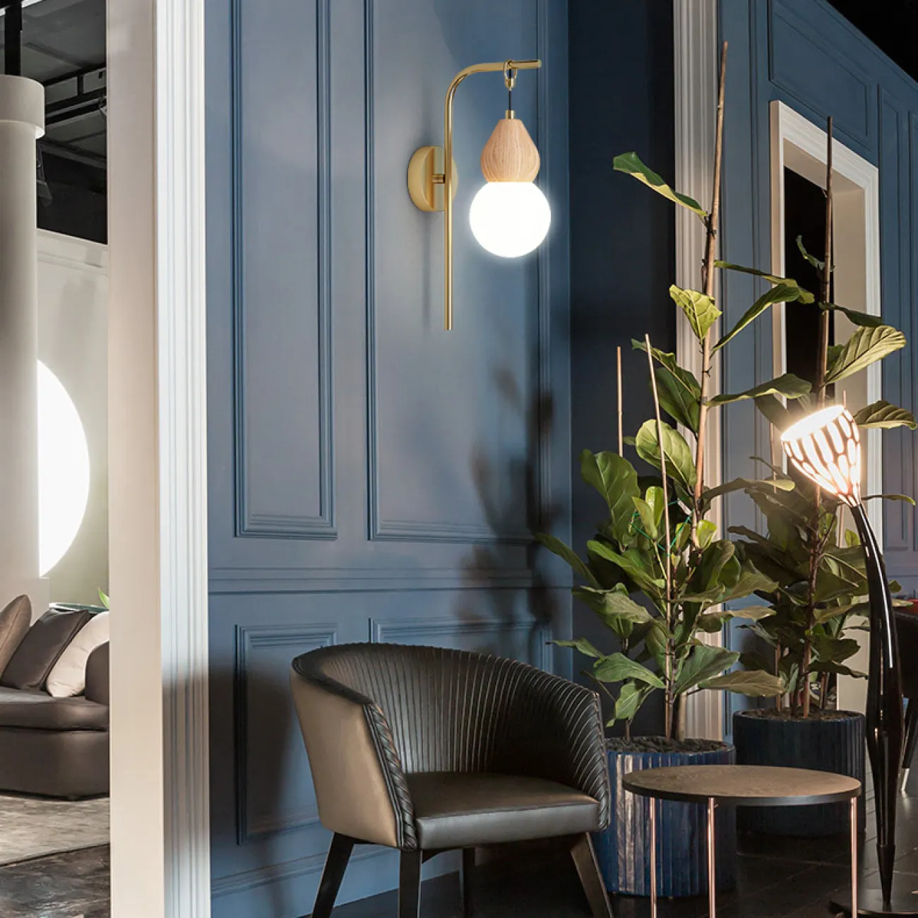 Настенный светильник FABRON WALL Brass от ImperiumLoft