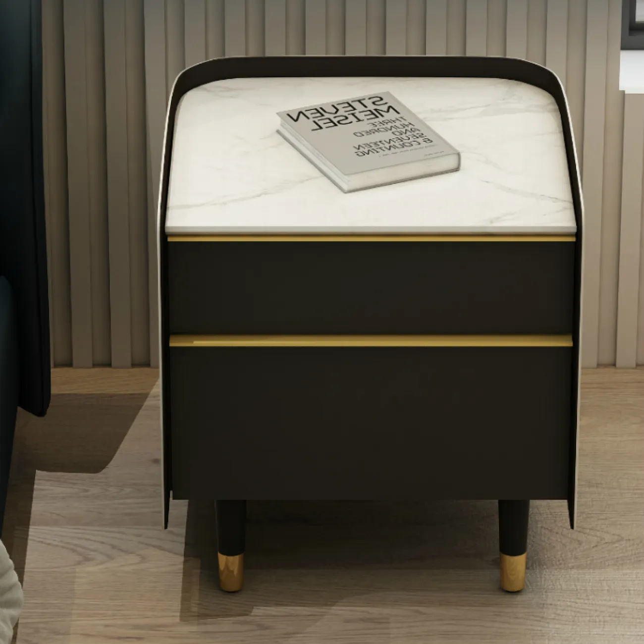 Дизайнерская прикроватная тумба - LaLume-TT00142