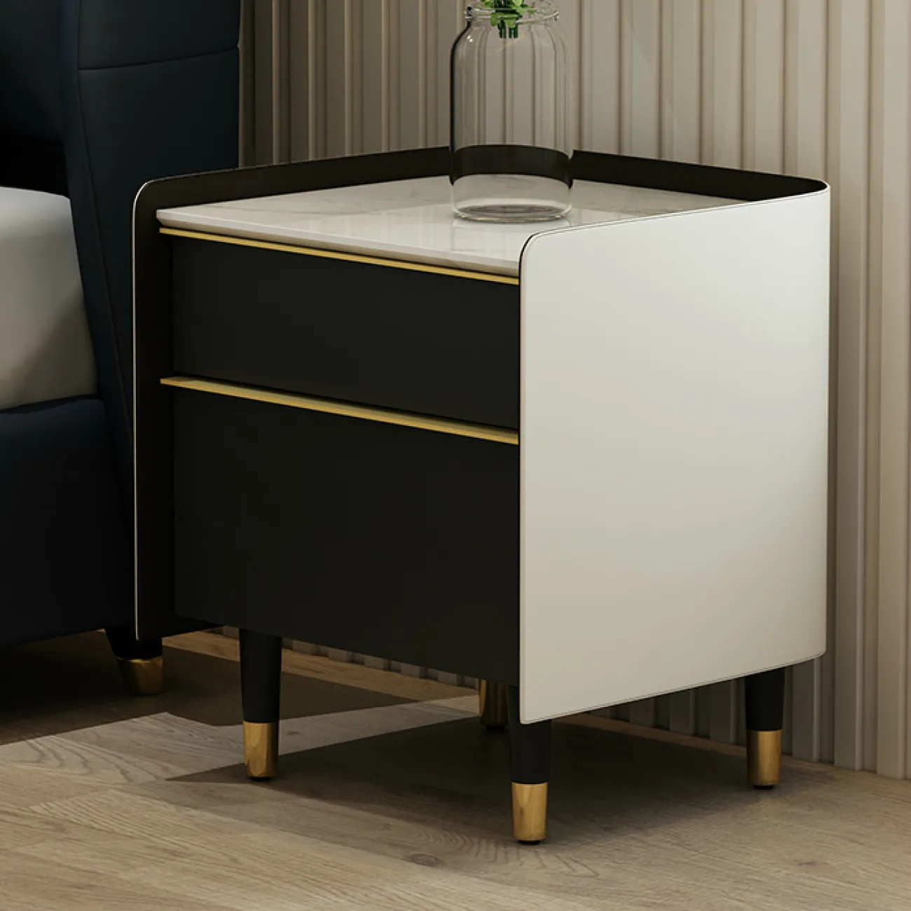 Дизайнерская прикроватная тумба - LaLume-TT00142