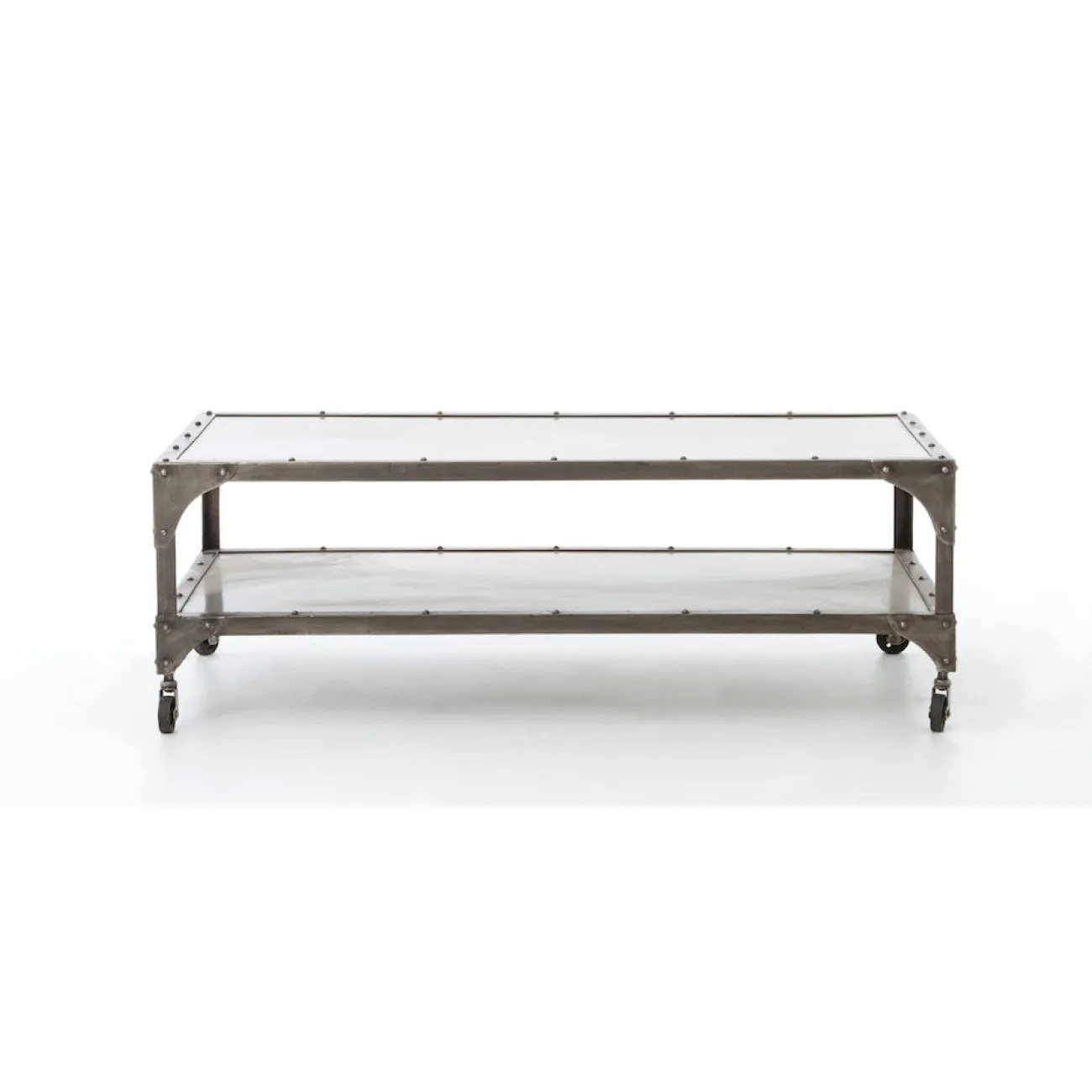 Кофейный стол Industrial Steampunk Nickel Coffee Table от LaLume