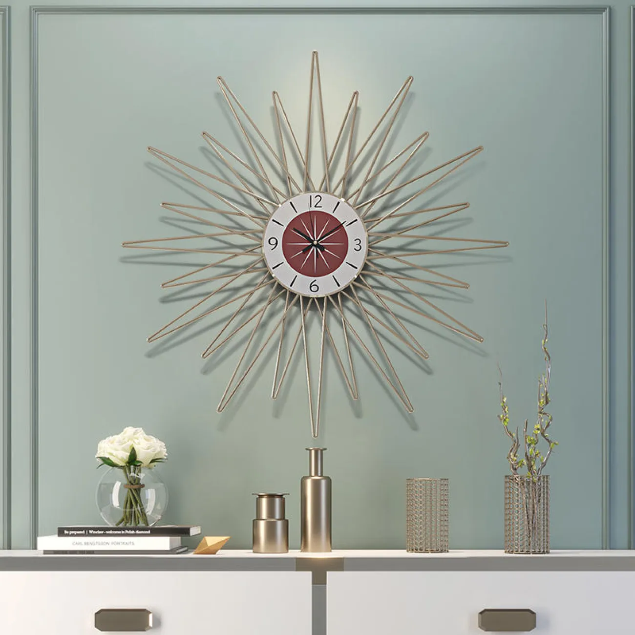 Дизайнерский настенный декор часы LaLume-KKK00372 Дизайнерский настенный декор часы LaLume-KKK00372