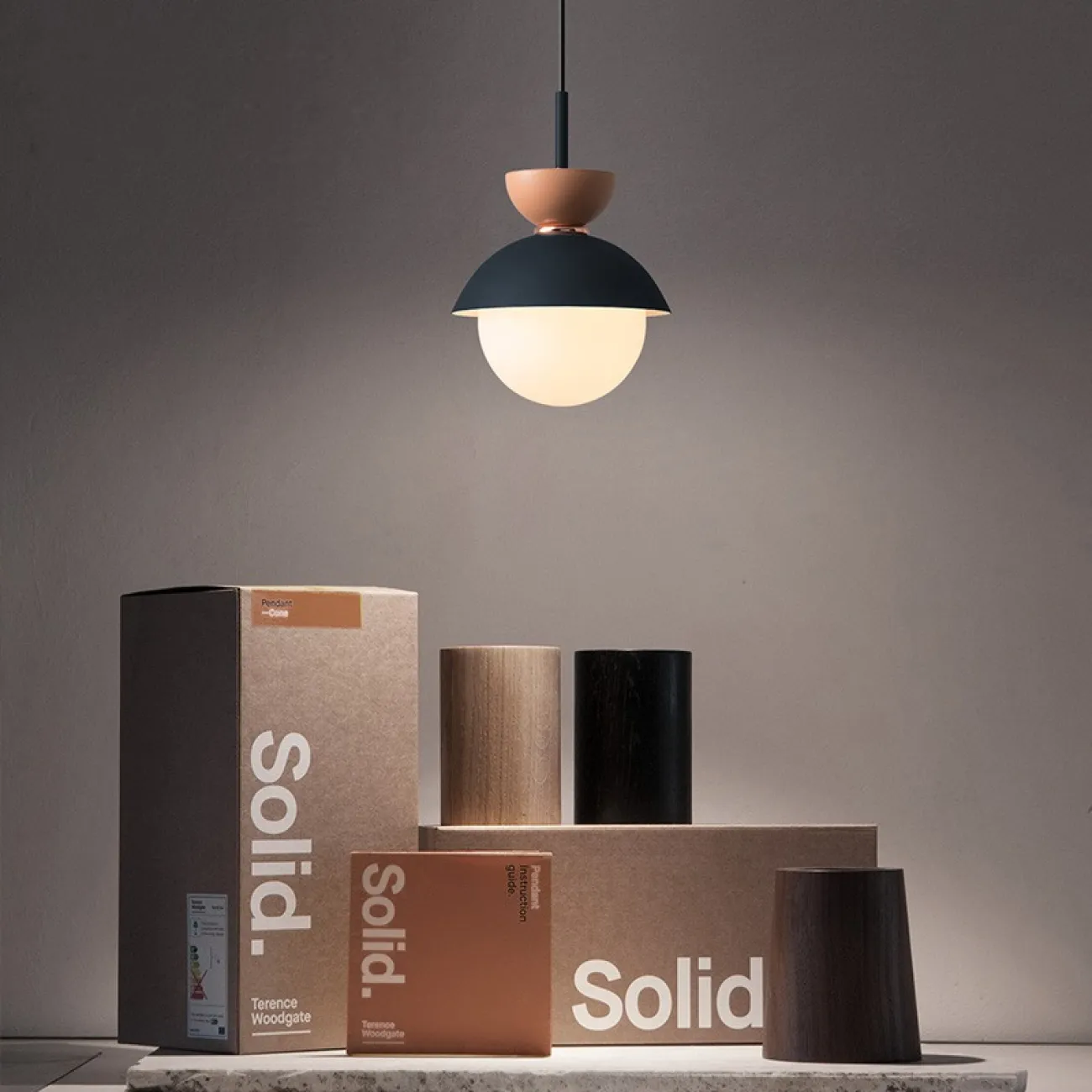 Подвесной светильник POMPON Розовый от ImperiumLoft