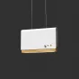 Светодиодный подвесной светильник BOOK 2 H15*25 White от ImperiumLoft