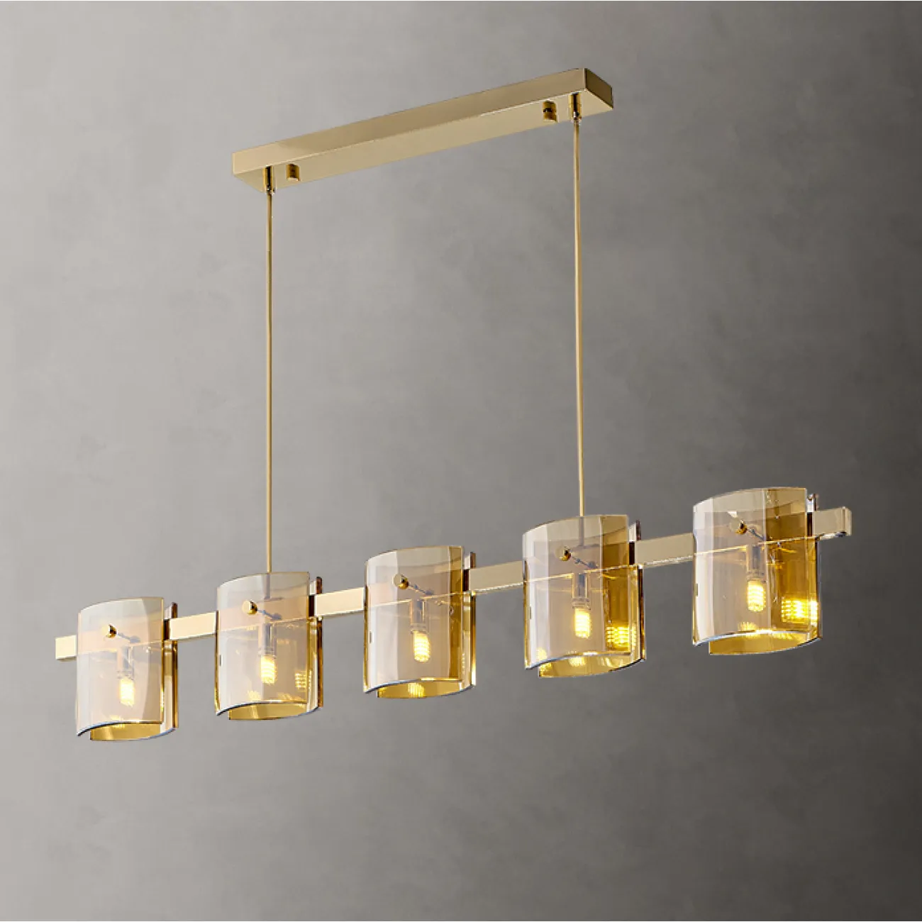 Подвесной светильник JANICE LONG Brass от ImperiumLoft