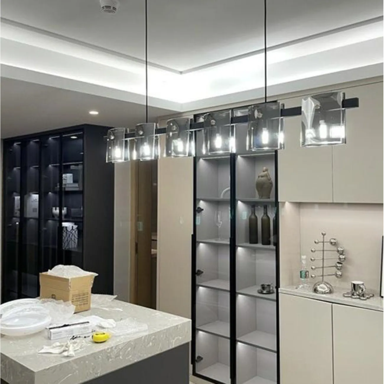 Подвесной светильник JANICE LONG Brass от ImperiumLoft