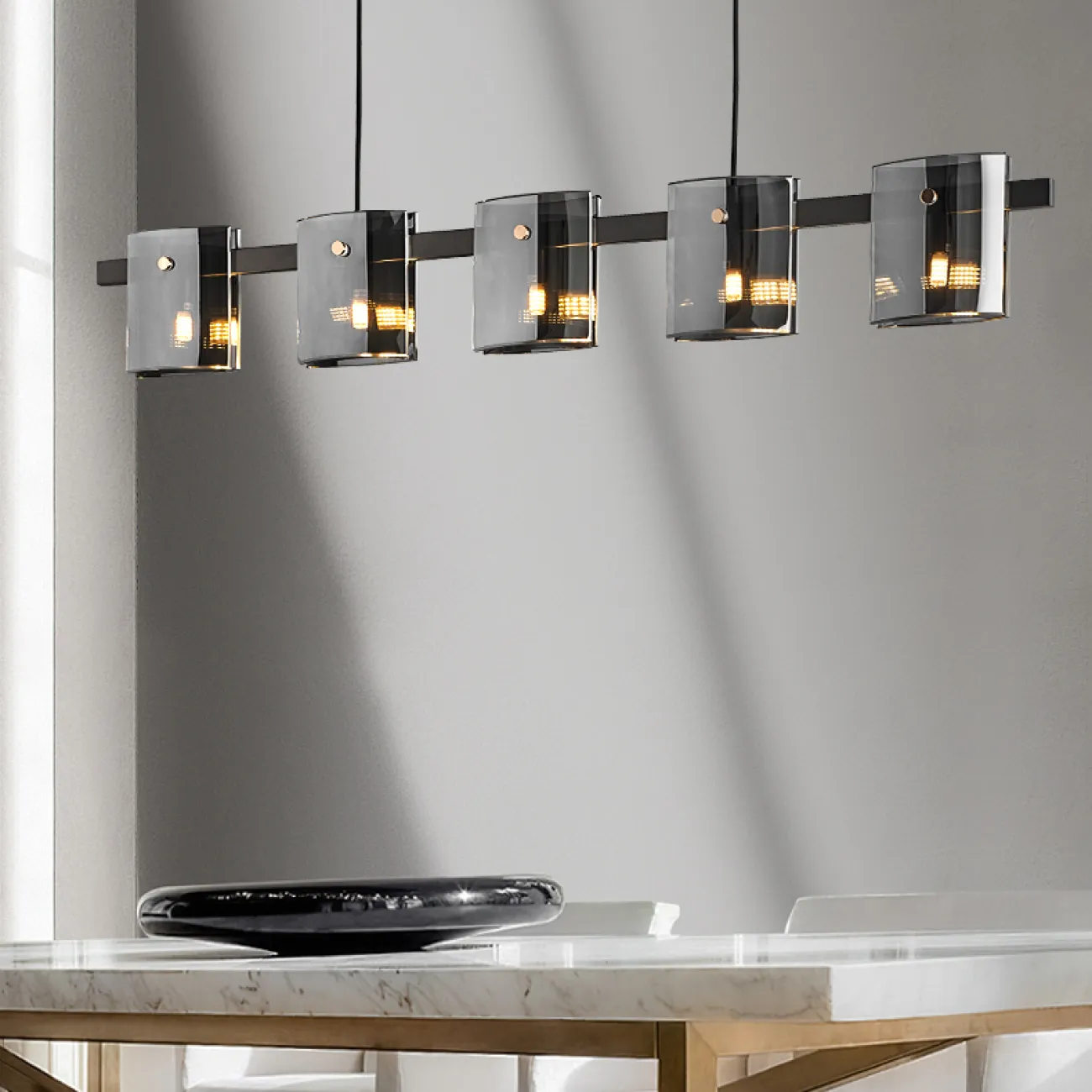 Подвесной светильник JANICE LONG Brass от ImperiumLoft