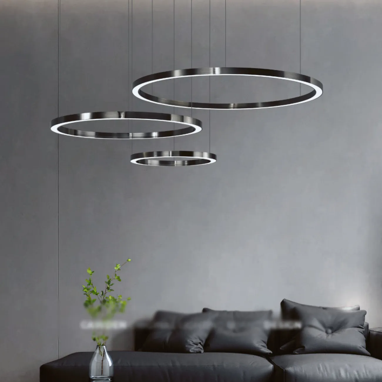 Подвесная люстра CRUISE BLACK D80+100 от ImperiumLoft