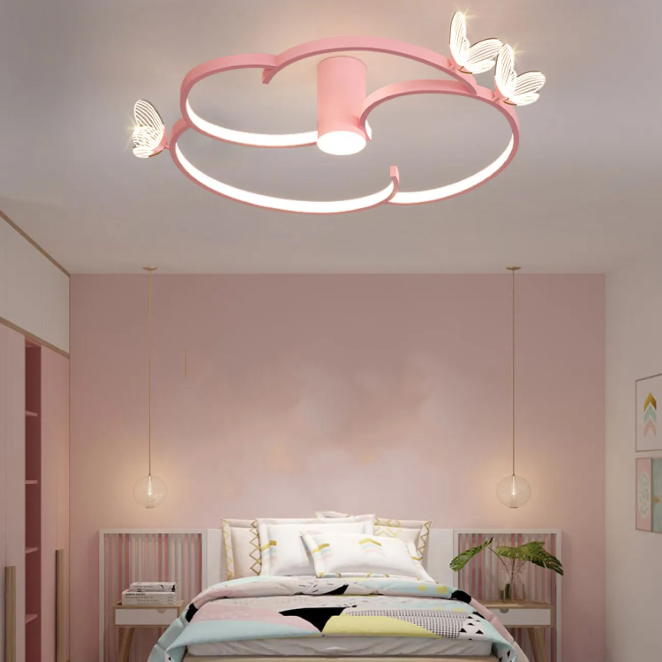 Потолочный светильник BABETTA PINK от ImperiumLoft