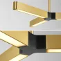 Подвесная люстра CROSS A Золото, Черный от ImperiumLoft