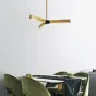 Подвесная люстра CROSS A Золото, Черный от ImperiumLoft