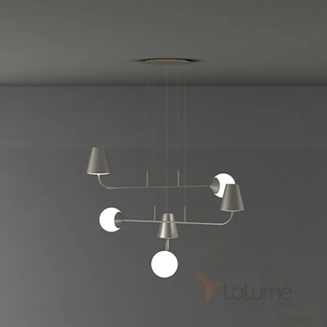 Подвесная люстра MONIKA Nickel от ImperiumLoft