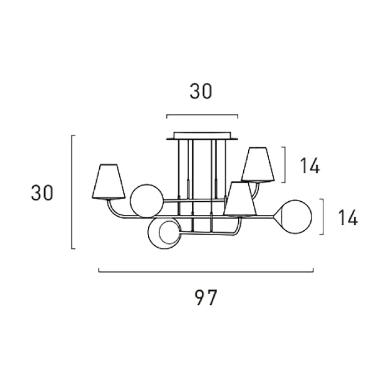Подвесная люстра MONIKA Umra от ImperiumLoft Подвесная люстра MONIKA Umra от ImperiumLoft