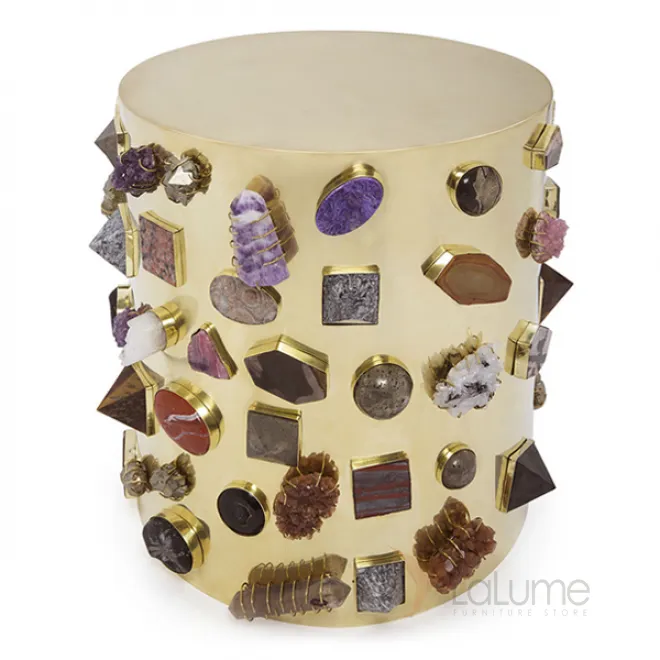 Табурет с полудрагоценными камнями Kelly Wearstler BEJEWELED STOOL