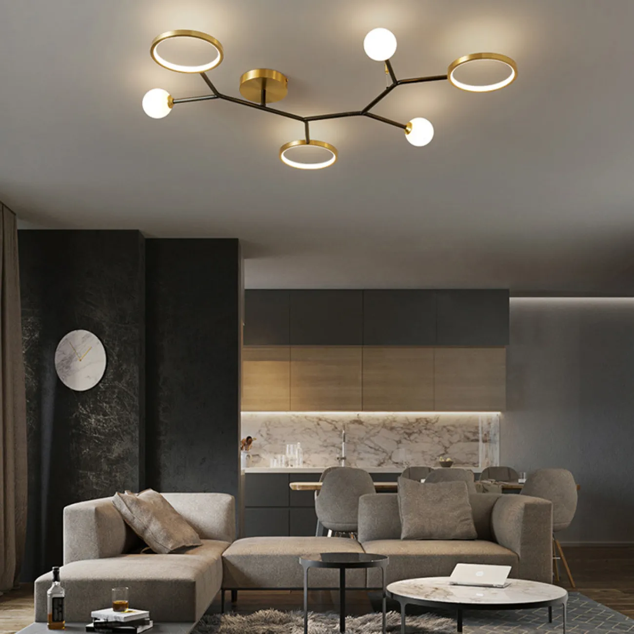 Потолочная люстра BETINA L93 от ImperiumLoft Потолочная люстра BETINA L93 от ImperiumLoft