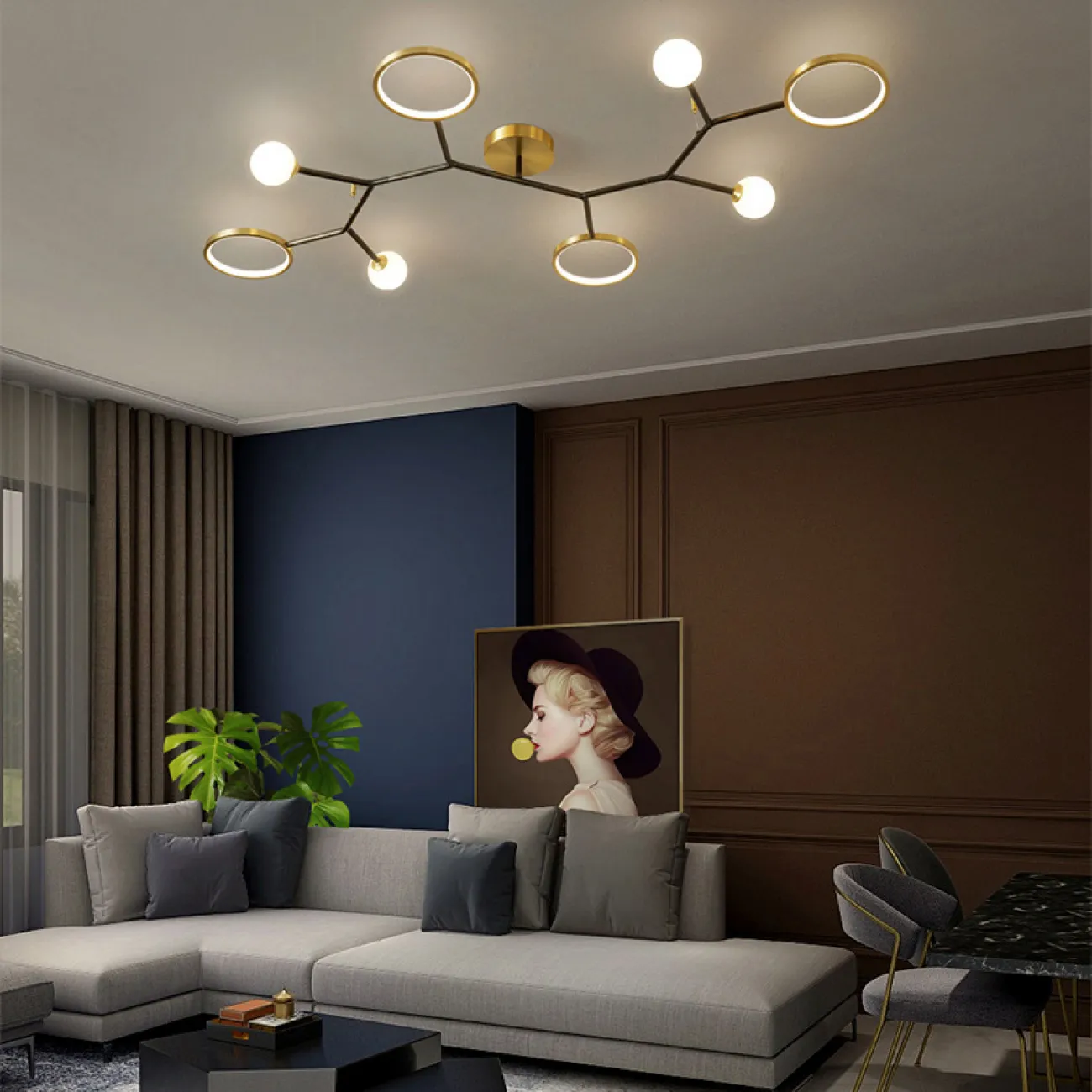 Потолочная люстра BETINA L93 от ImperiumLoft
