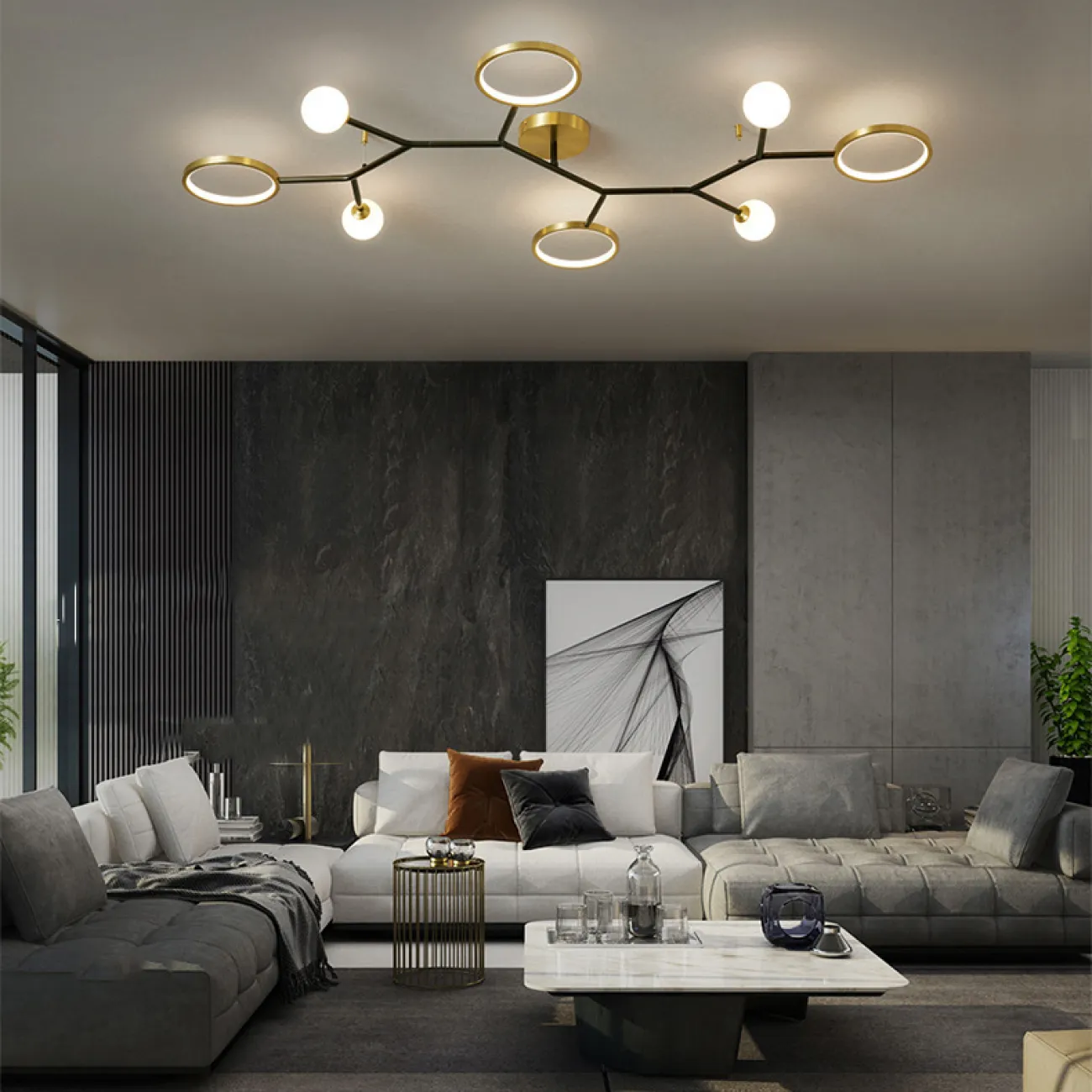 Потолочная люстра BETINA L93 от ImperiumLoft