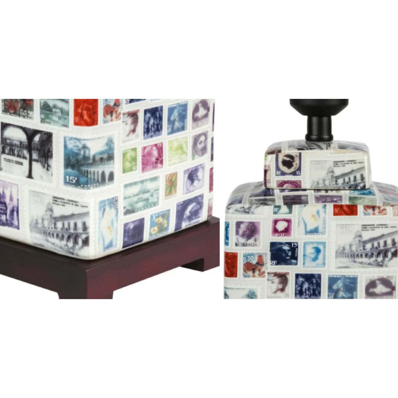 Настольная лампа Print Postage Stamps от LaLume Настольная лампа Print Postage Stamps от LaLume