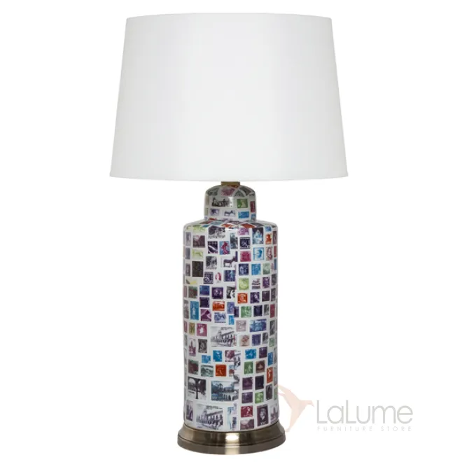 Настольная лампа Print Postage Stamps от LaLume Настольная лампа Print Postage Stamps от LaLume