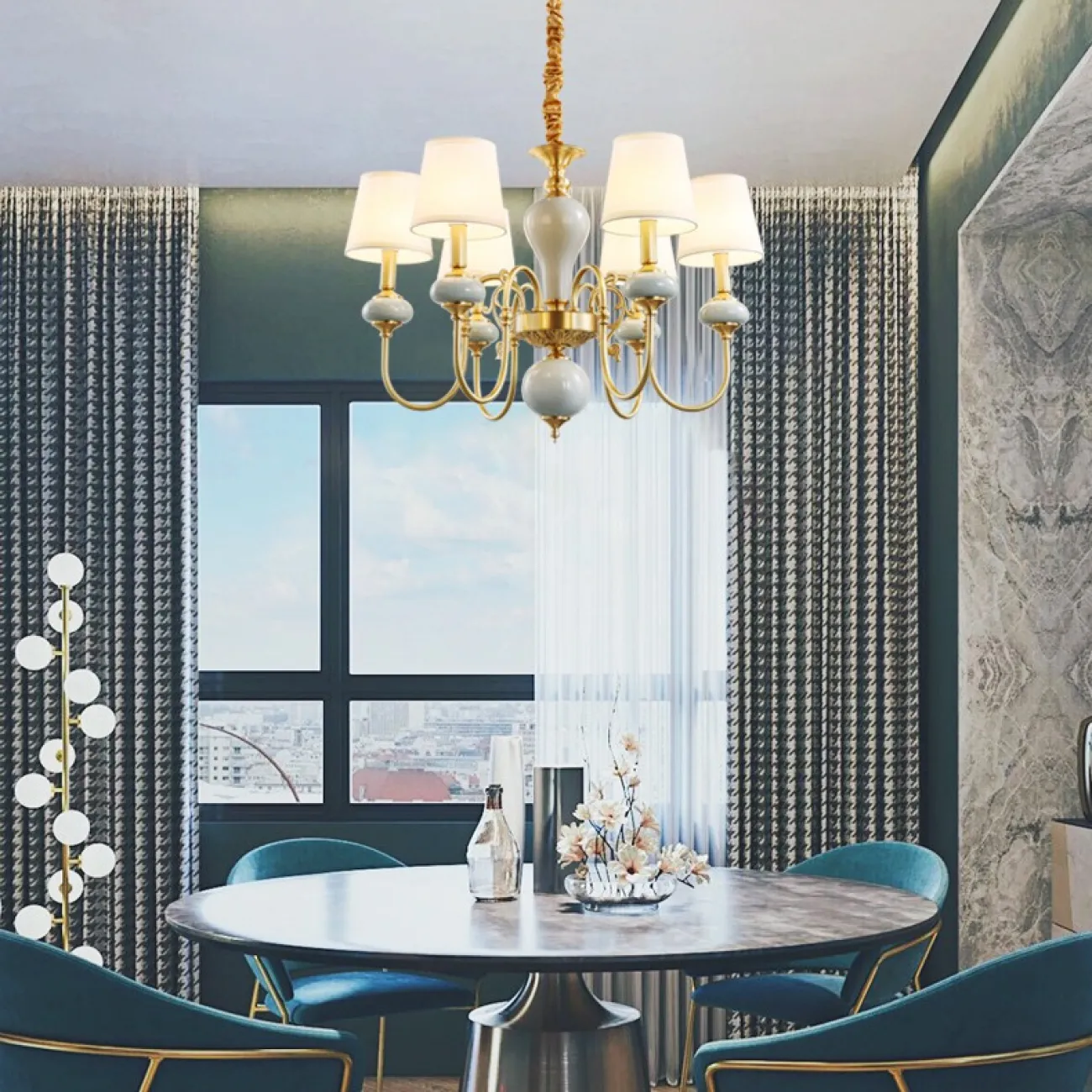 Подвесная люстра ZOE 8 от ImperiumLoft
